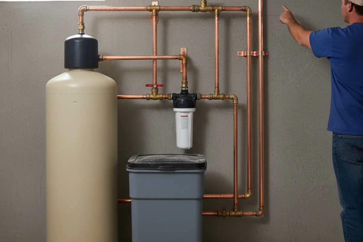 Whole-house water treatment system installed in Anaheim